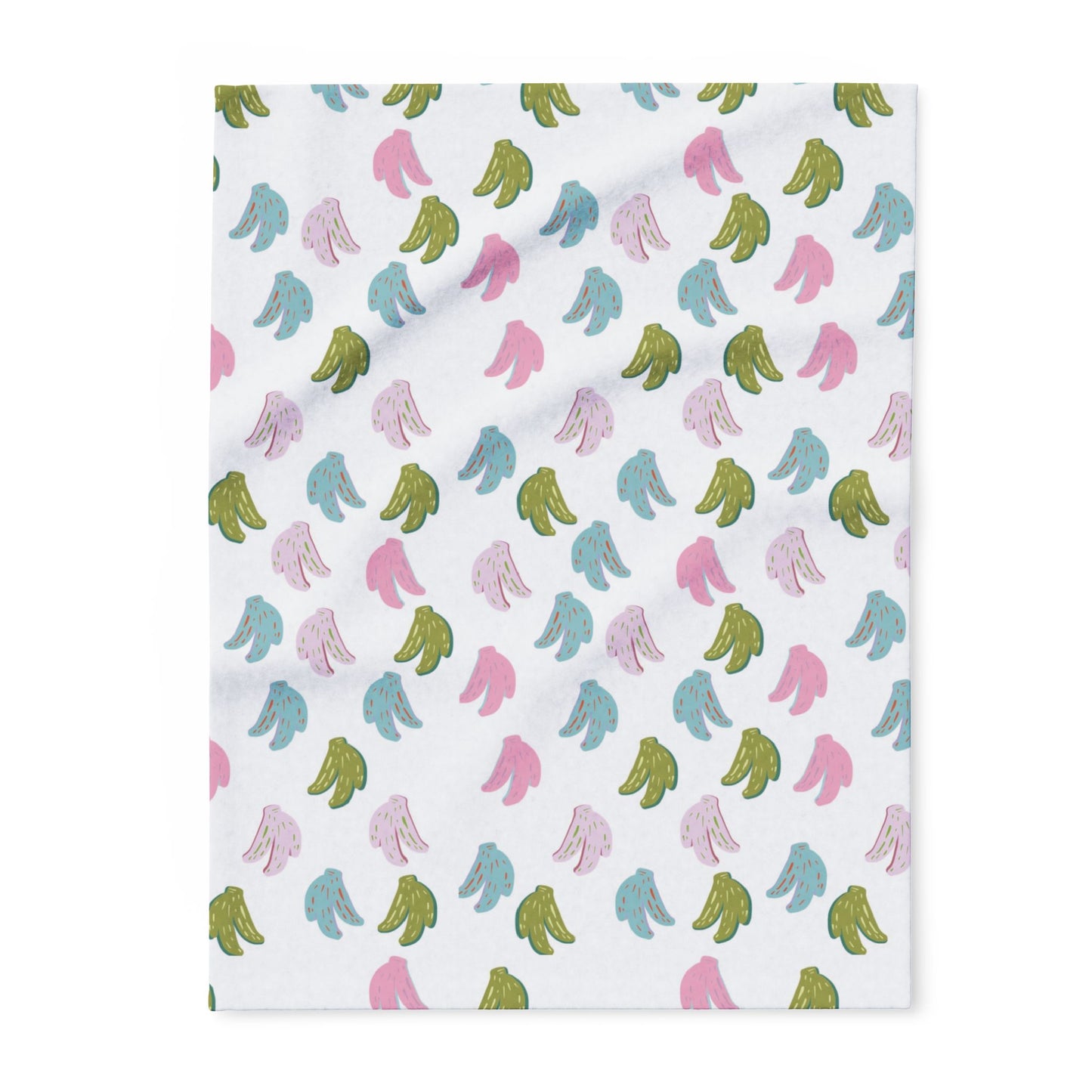 Fleece Blanket - Rainbow Banana Design