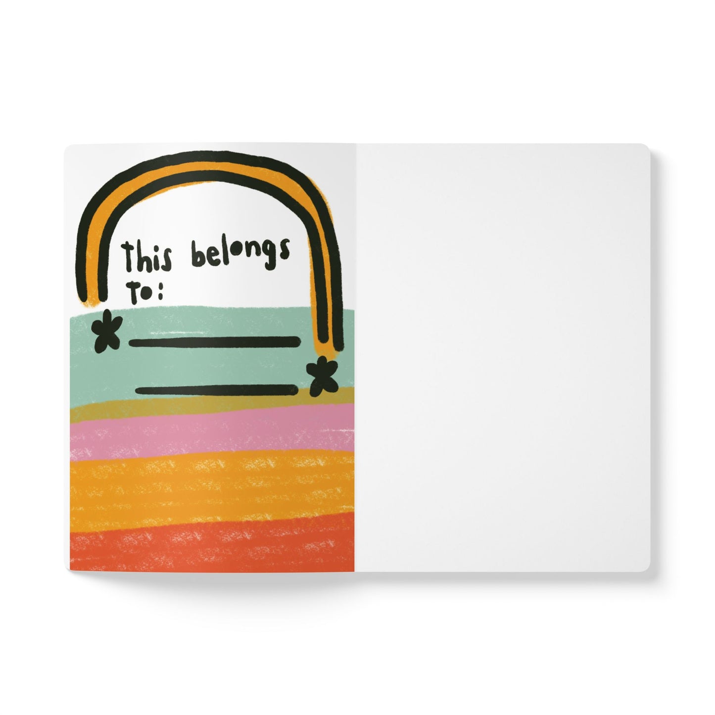 Retro Vibes Softcover Journal
