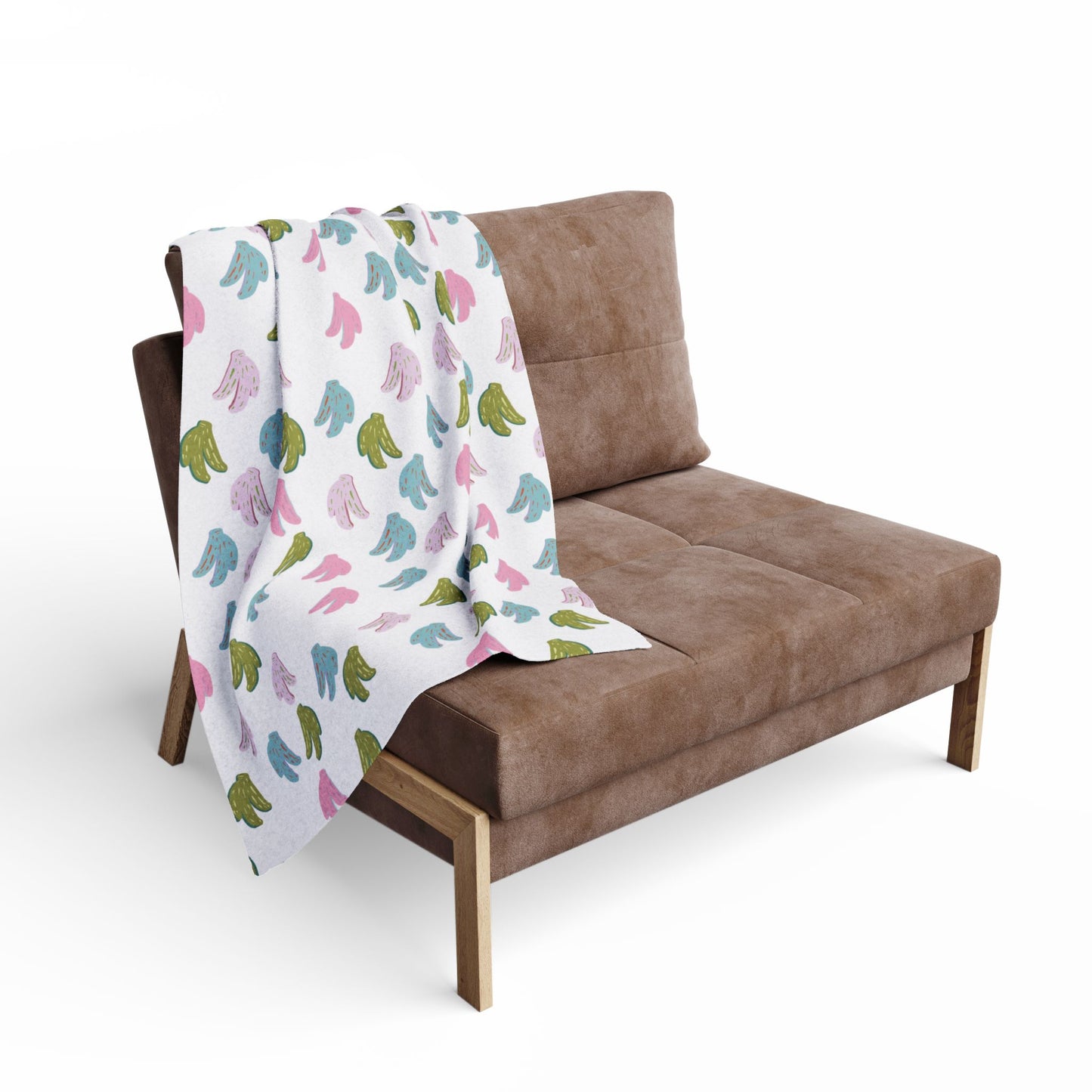 Fleece Blanket - Rainbow Banana Design
