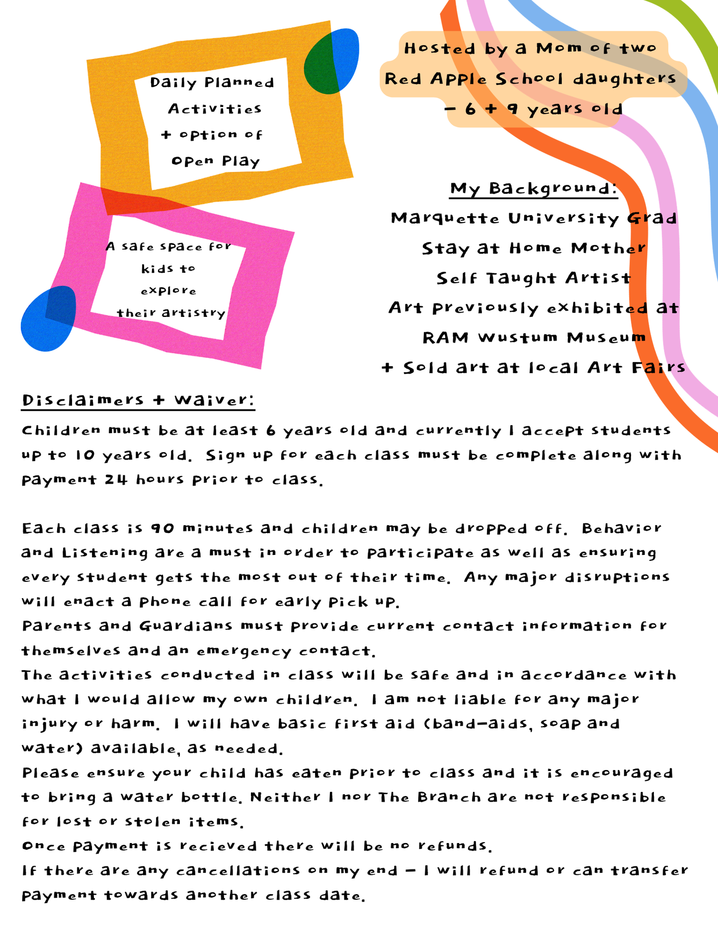 Kids Craft Club Registration